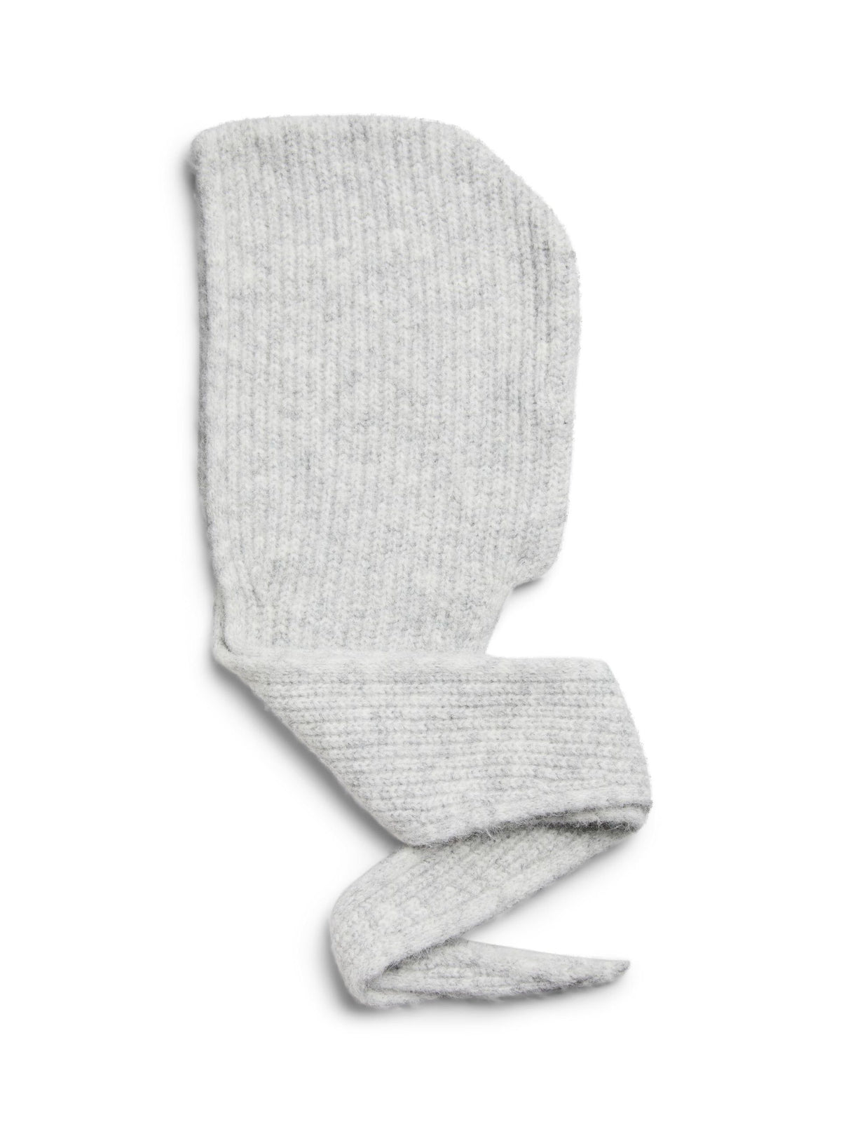 REBECCA BALACLAVA - LIGHT GREY MELANGE - Dinvintageshop