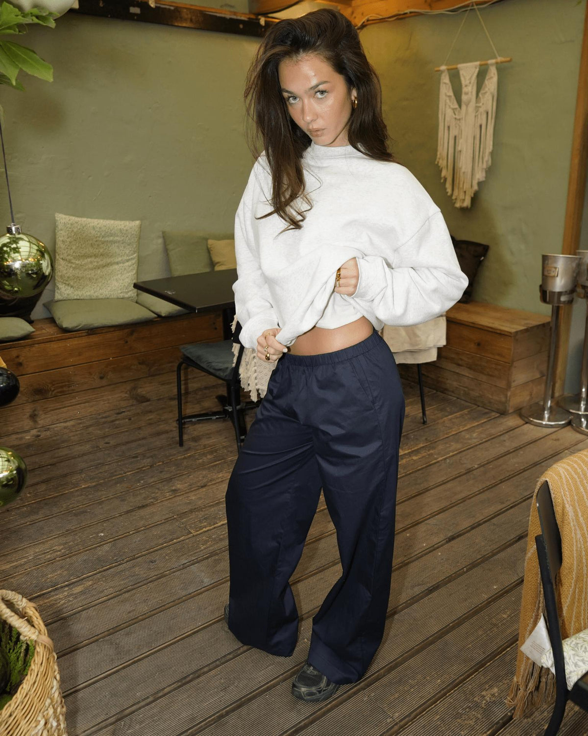 CARO PANTS - NAVY