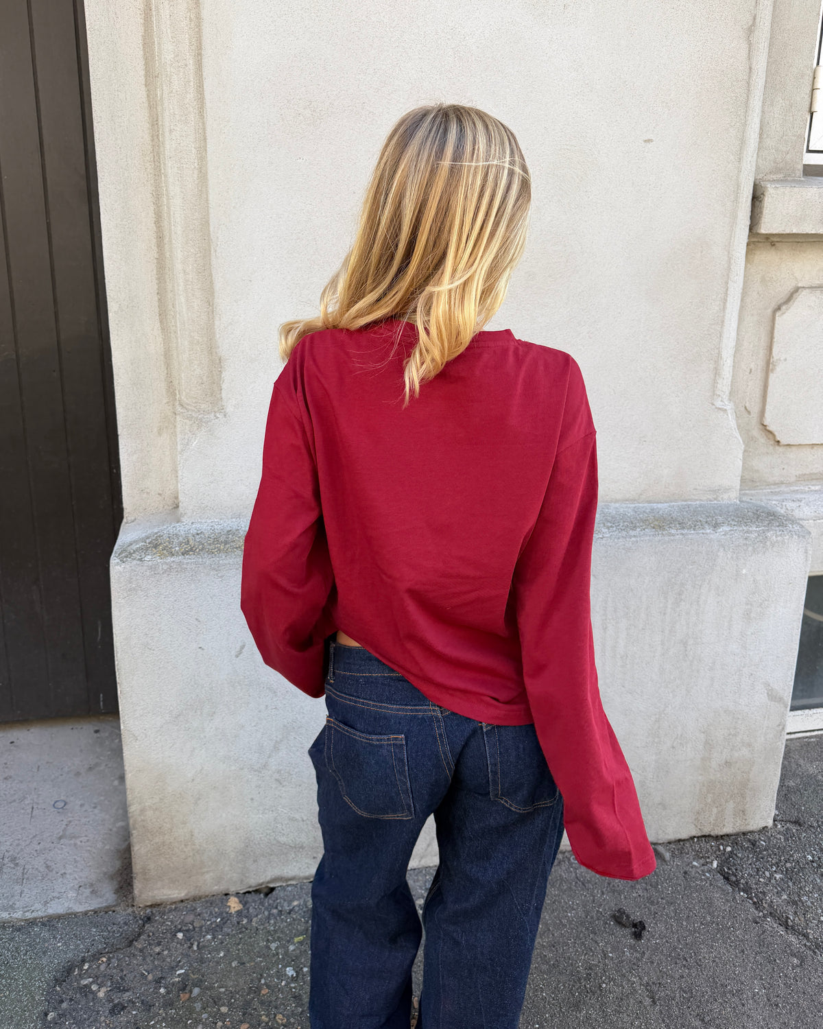 MYNTE TEE - BORDEAUX - Dinvintageshop