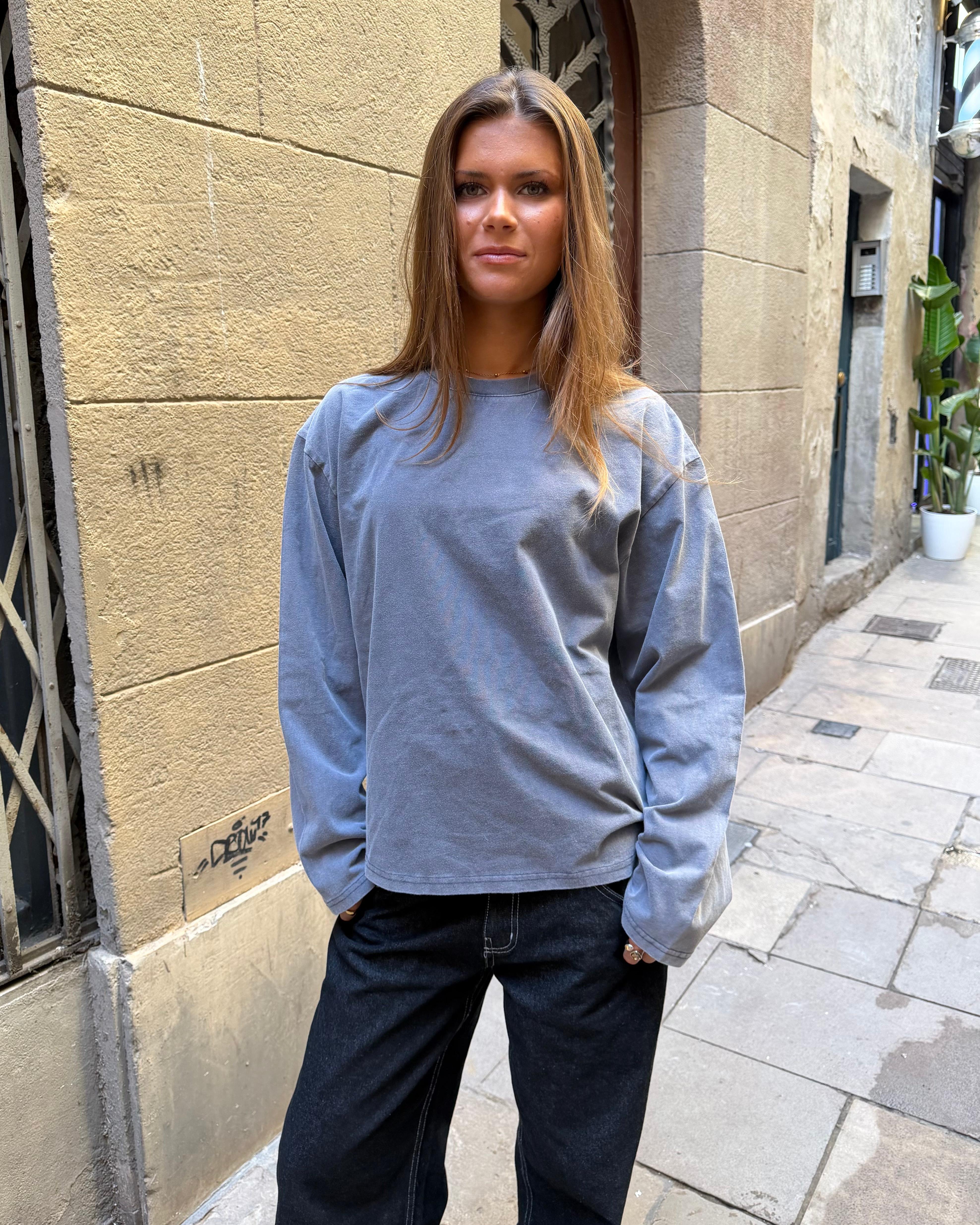 MYNTE WASHED TEE - GREY
