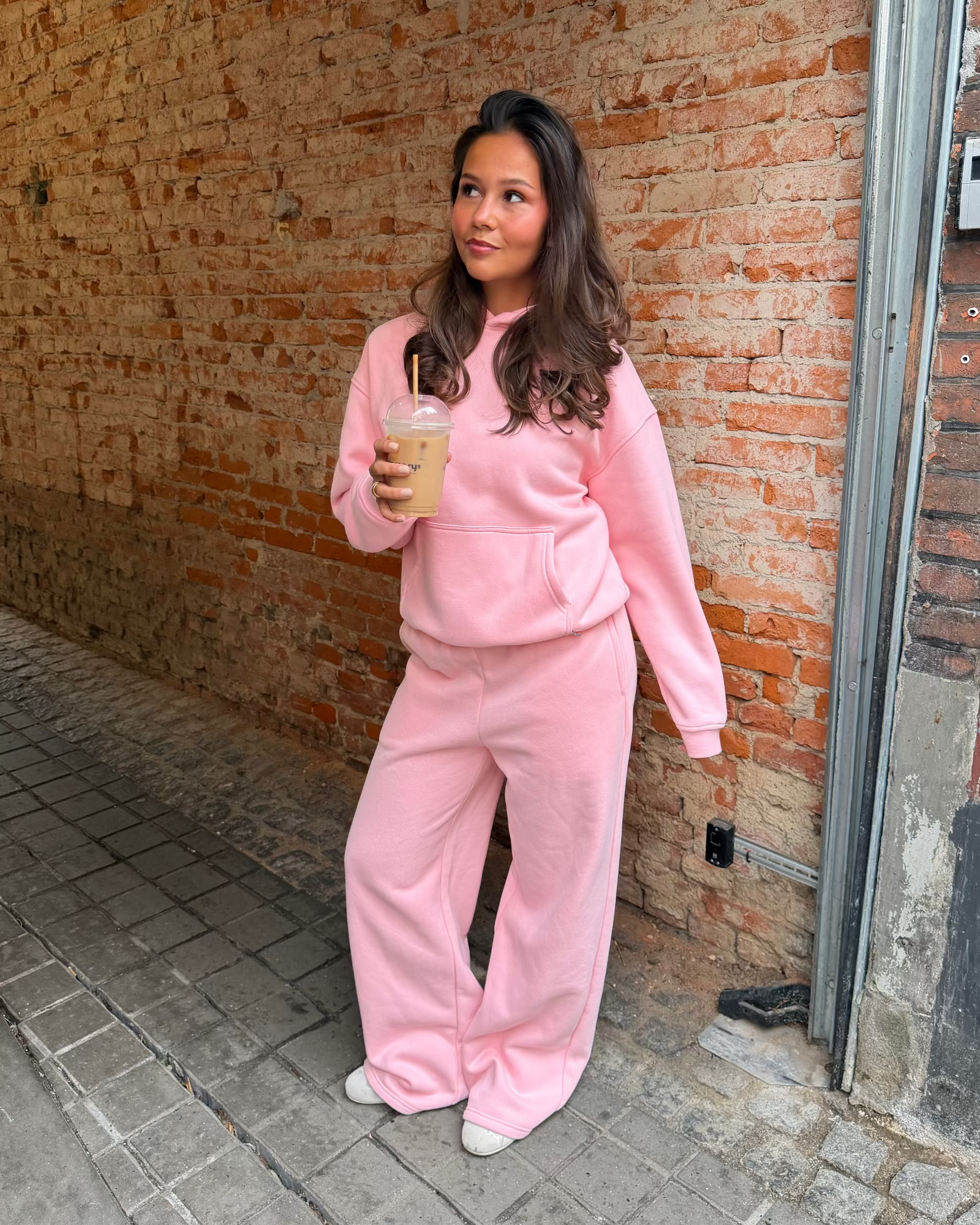 OVERSIZED HOODIE - LIGHT PINK