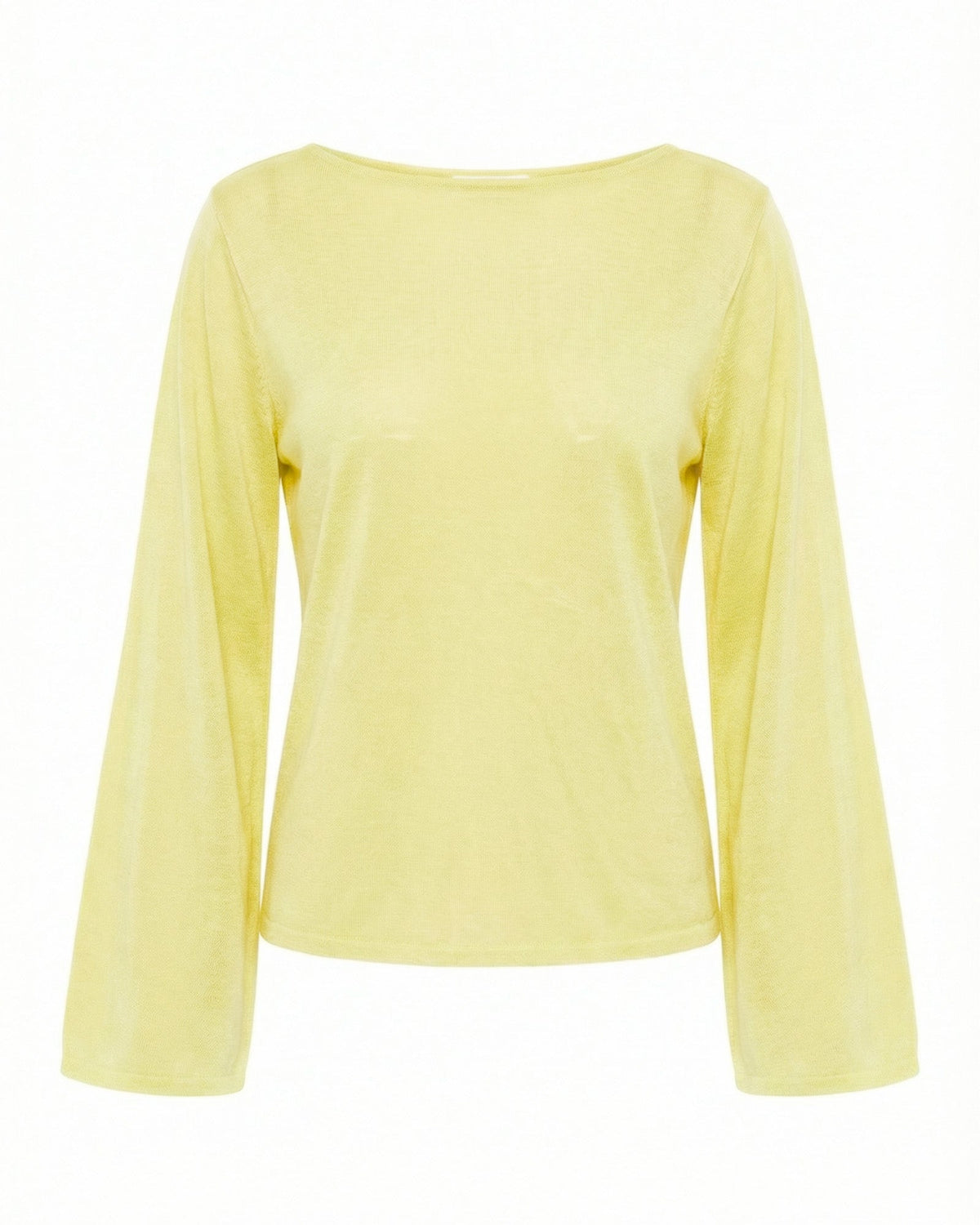 ANEMONE WIDESLEEVE TOP - BUTTER YELLOW