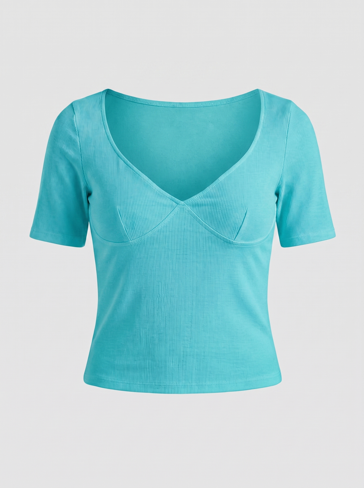 ELVIRA TOP - TURQUOISE