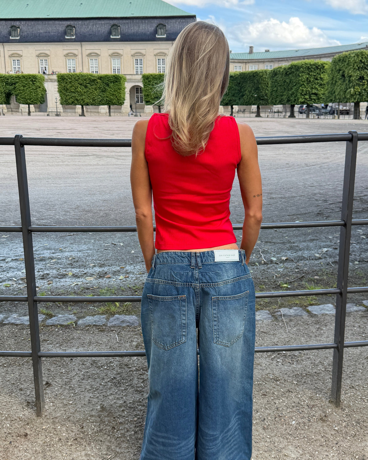 JOHANNE BOATNECK TOP - RED