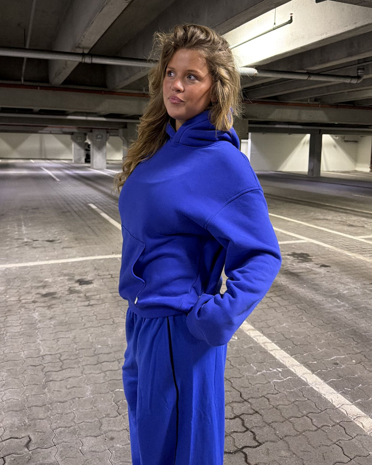 MACHO CAMO HOODIE - ROYAL BLUE