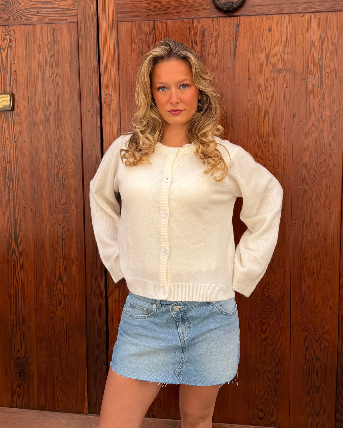 SADIE CARDIGAN - OFFWHITE