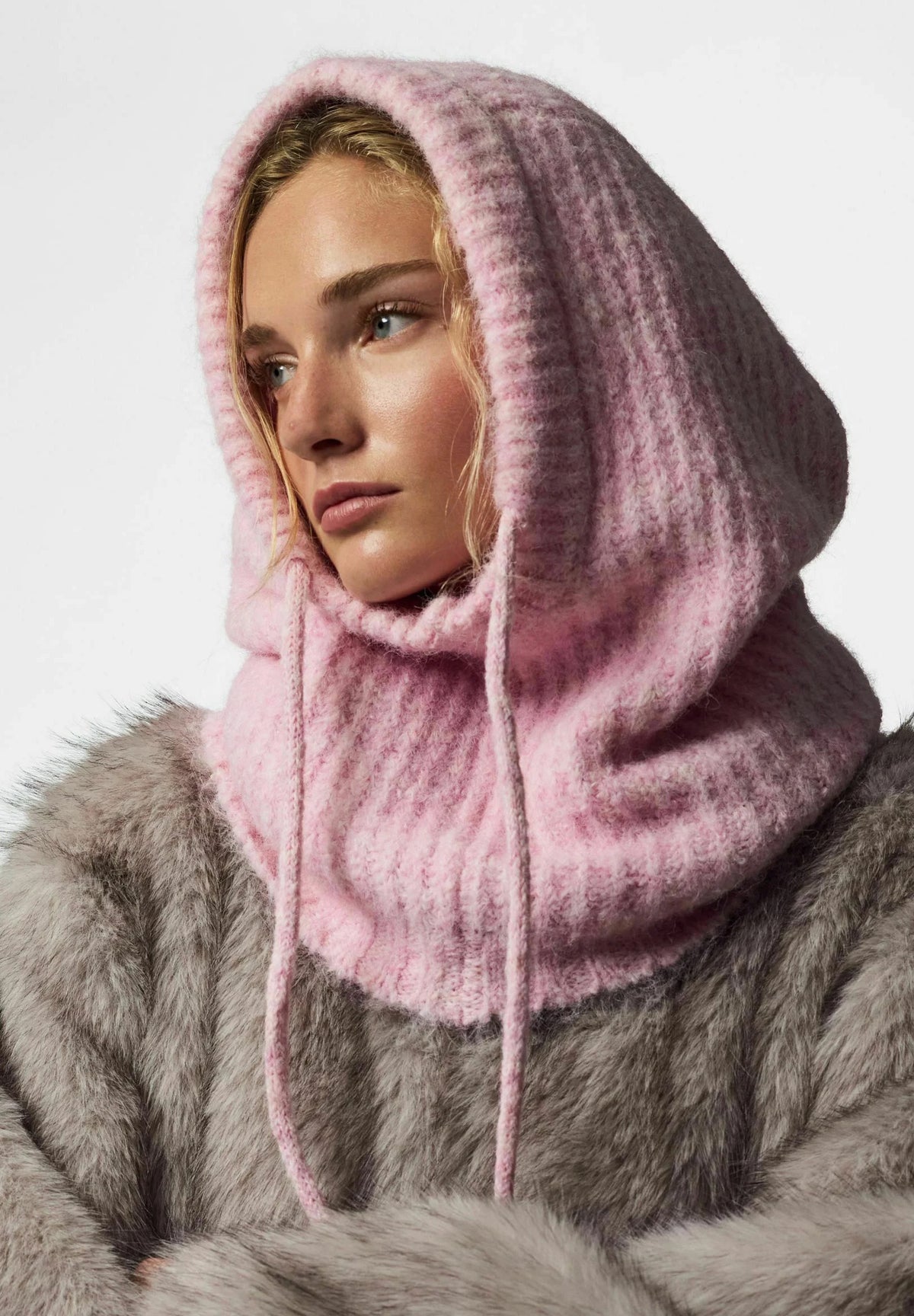 NAMBI BALACLAVA - ROSEATE SPOONBILL - Dinvintageshop