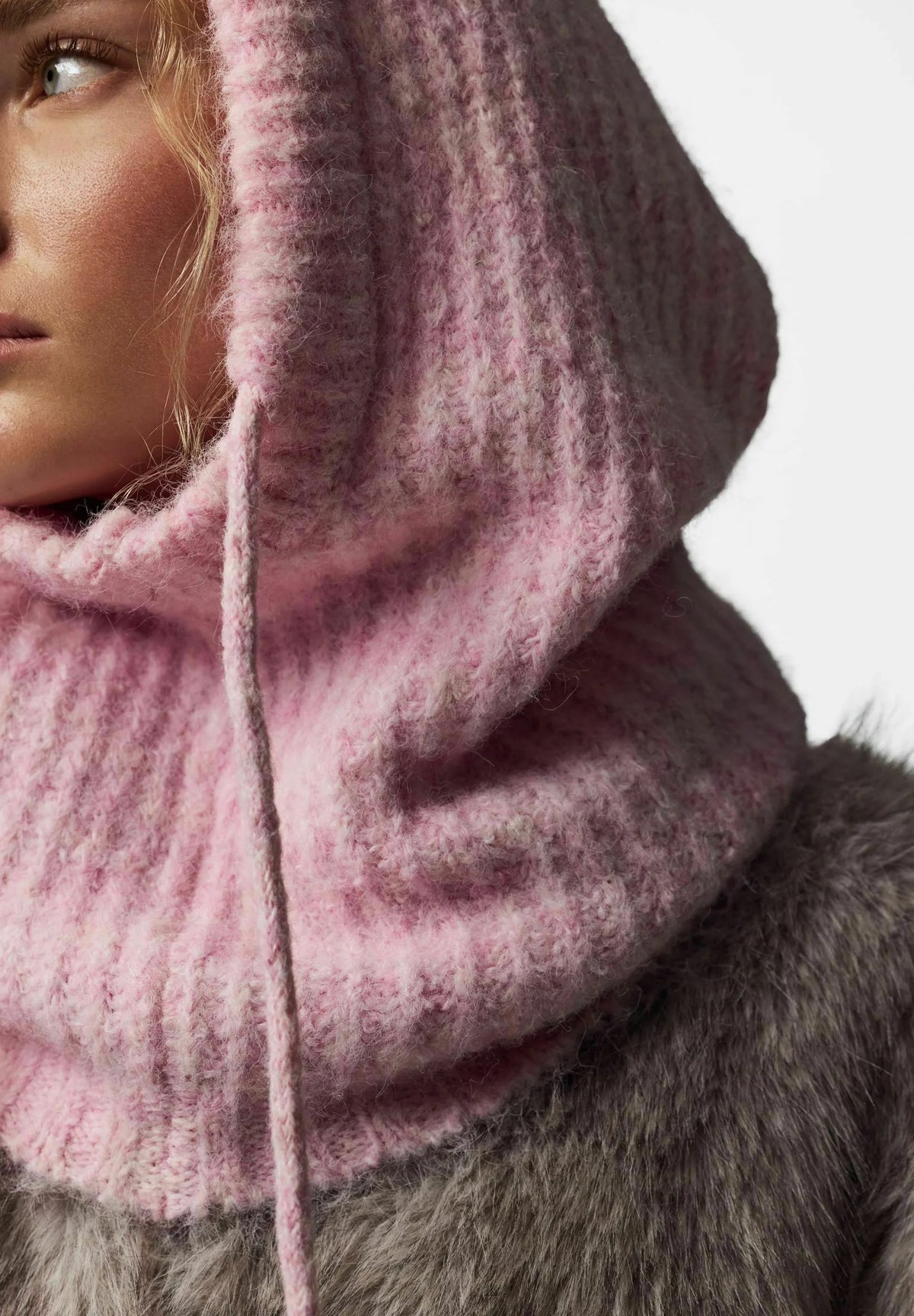 NAMBI BALACLAVA - ROSEATE SPOONBILL - Dinvintageshop