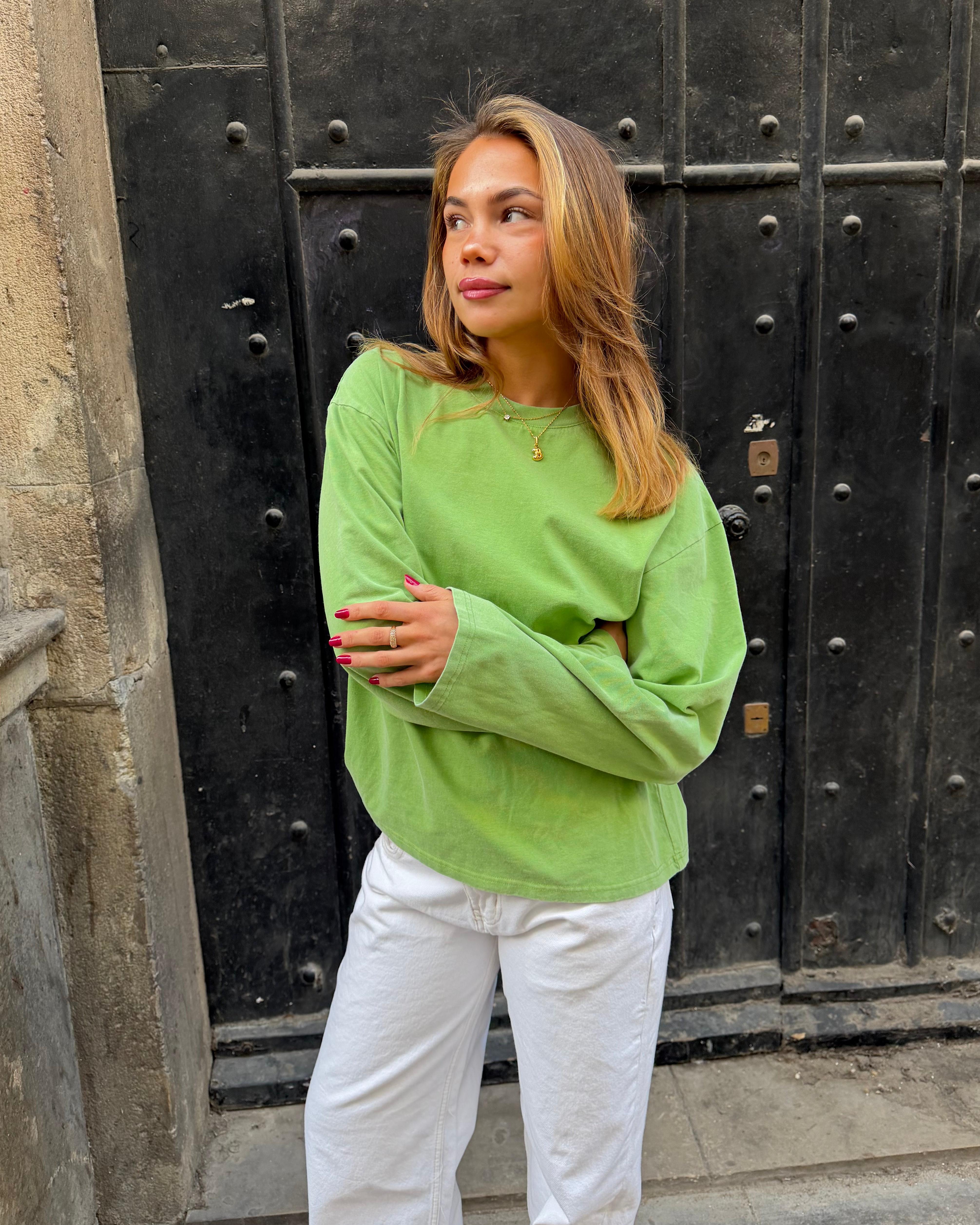 MYNTE WASHED TEE - GREEN