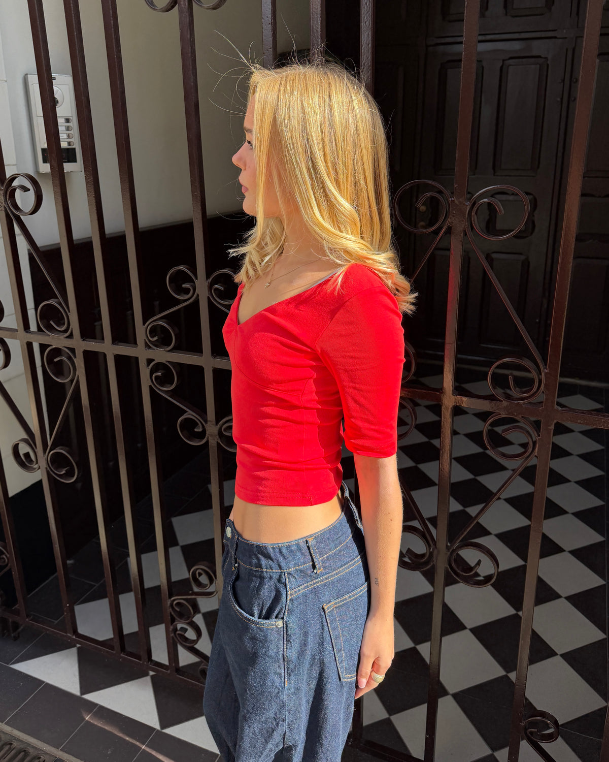 ELVIRA TOP - RED