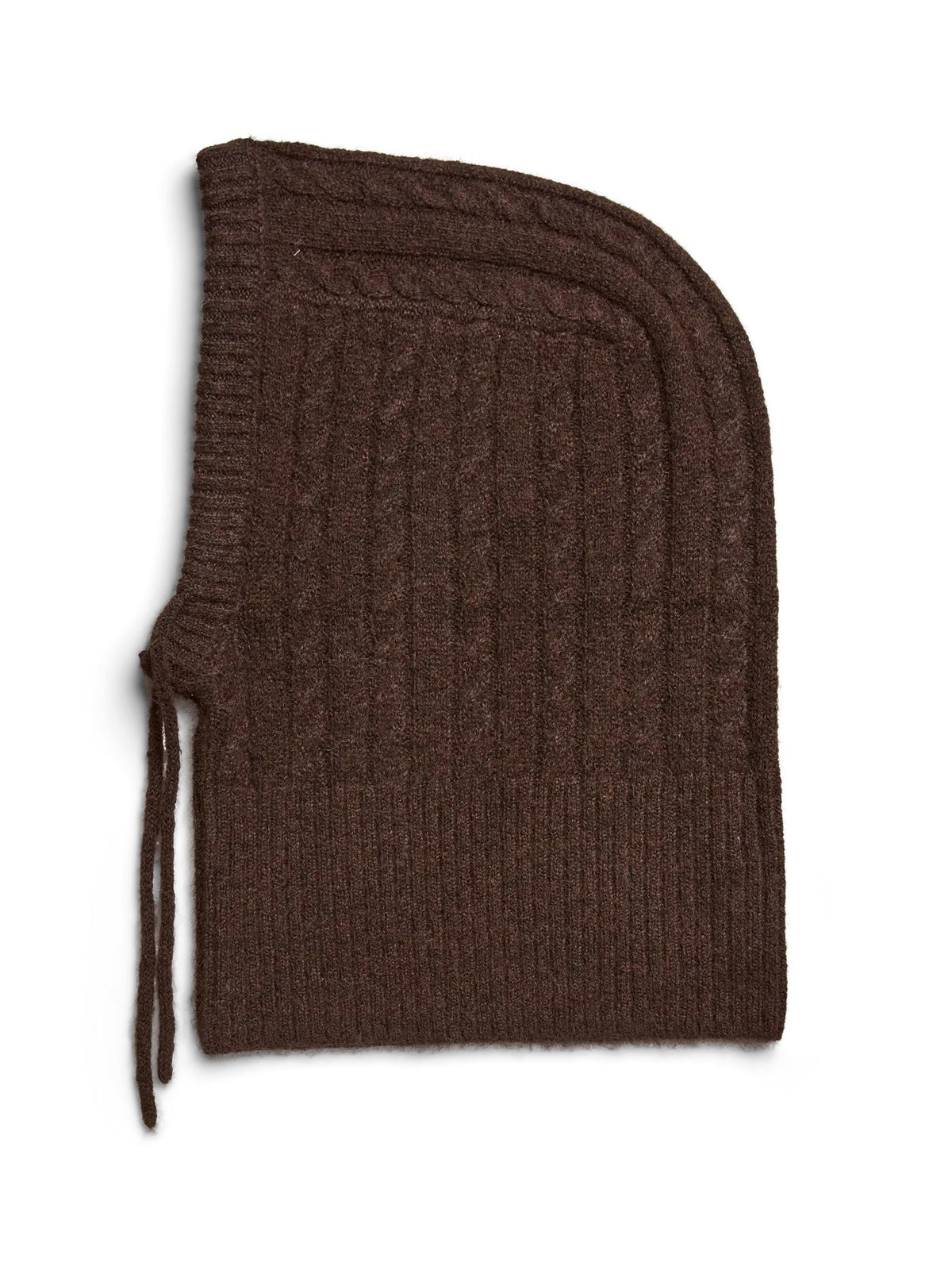 NAMBI CABLE BALACLAVA - HOT FUDGE - Dinvintageshop