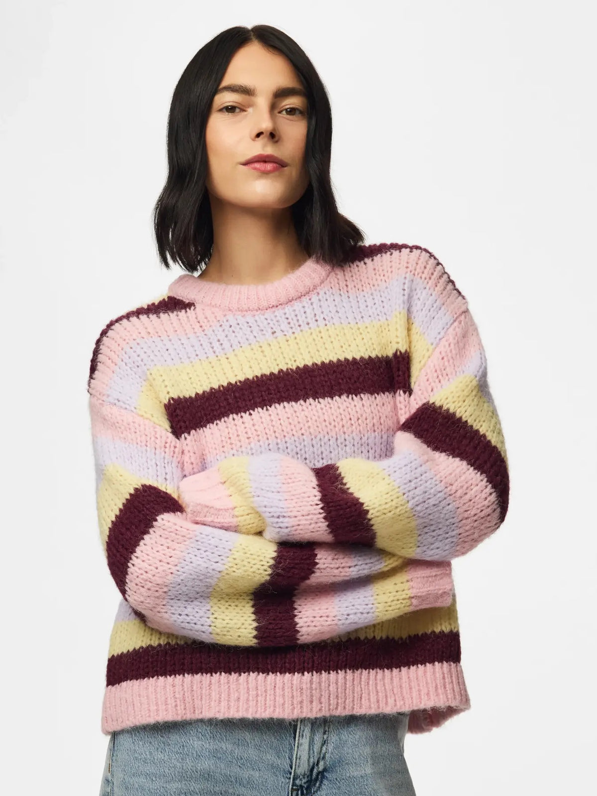 DORTHEA STRIPE KNIT - MULTI - Dinvintageshop