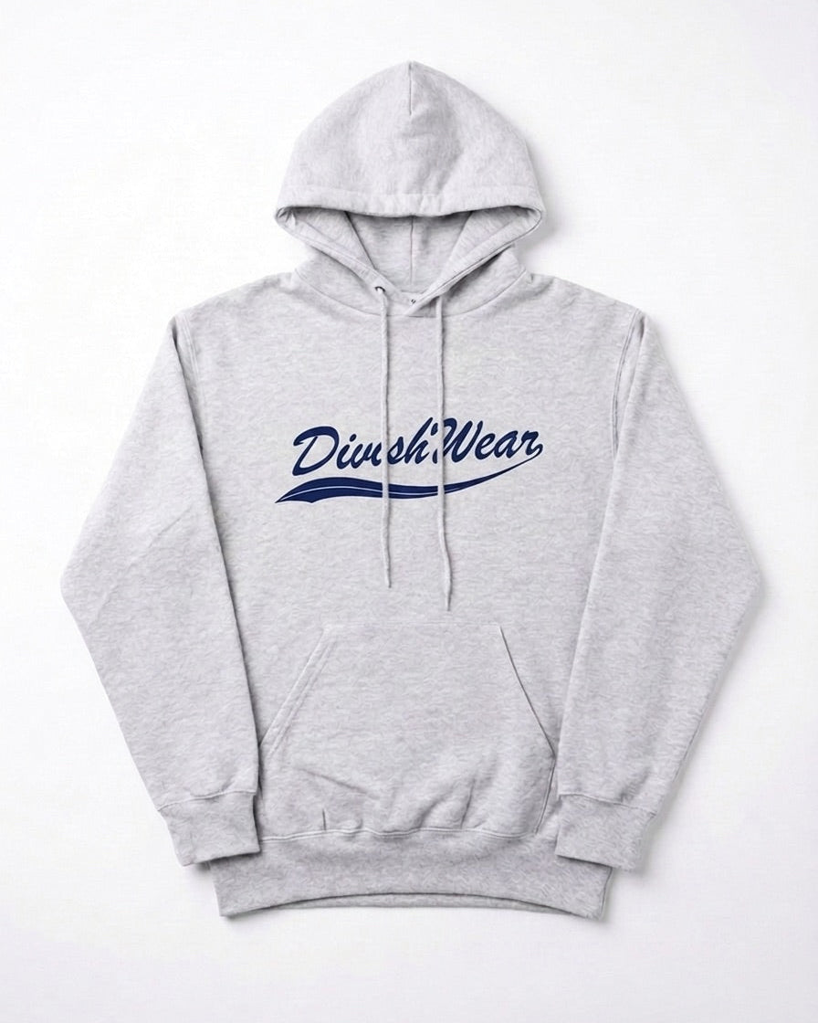 DAHLIA HOODIE - LIGHT GREY - Dinvintageshop