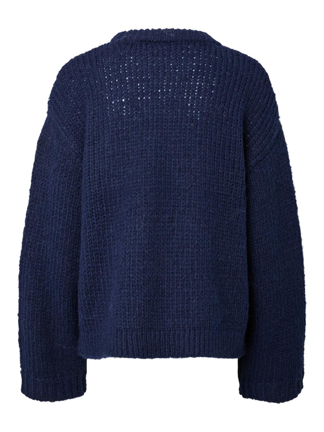 DORTHEA CHUNKY KNIT - MARITIME BLUE MELANGE