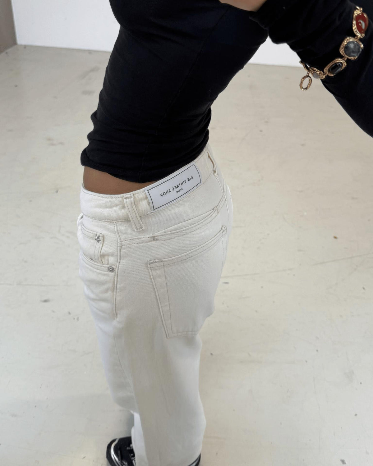 ESTHER JEANS - OFF WHITE