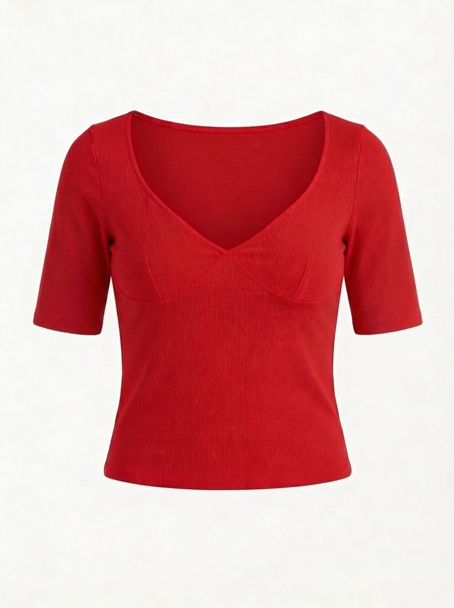 ELVIRA TOP - RED