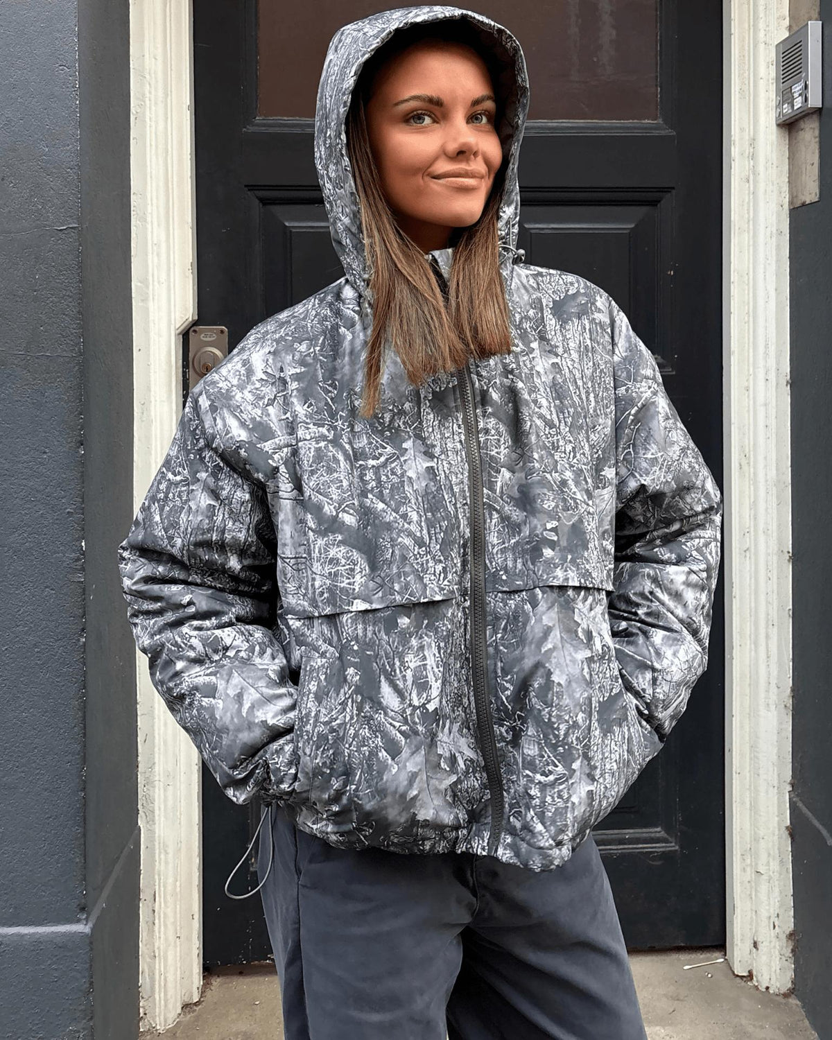 JUNO JACKET - GREY FOREST